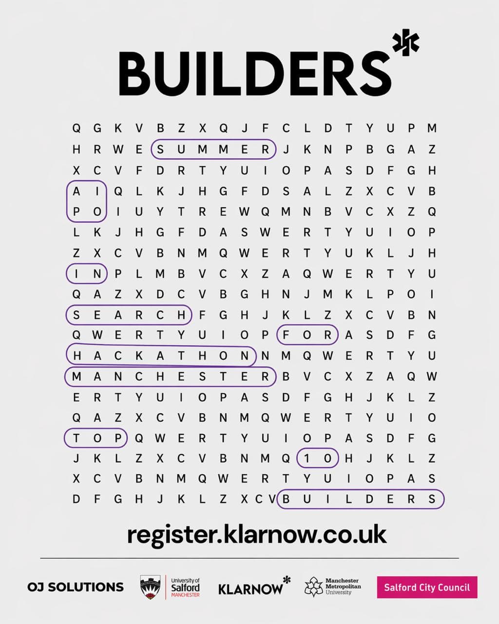 AI Hackathon event poster